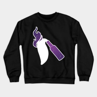 Peaceful Molotov Galaxy Crewneck Sweatshirt